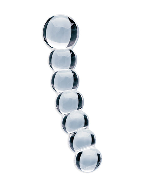 Clarity Double Ended Glass Dildo 5.4in - Celestial Orb