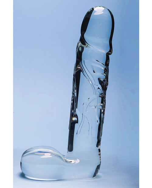 Clarity Sculpted Glass Dildo 7.2in - Seraphic Opus