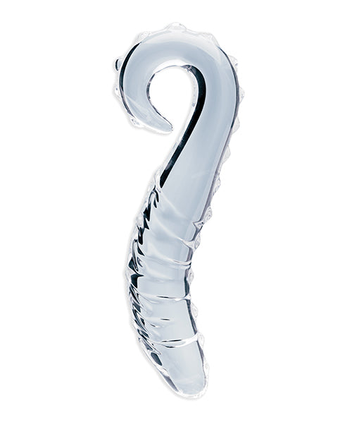 Clarity Glass Dildo with Handle 5.5in - Hera's Tempest