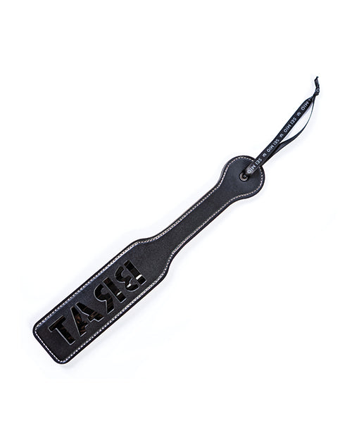 Sei Mio Take Brat & Party Brat/Slut Double Sided Paddle