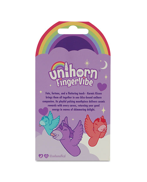 Unihorn Finger Vibe Karmic Kisses - Purple