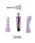 Camtoyz Fouria All-in-One Vibrating Bullet with Attachments - Purple