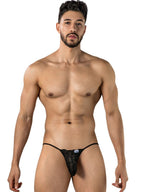 CandyMan 95000 Men's Underwear Seductive Lace Thongs Color Black