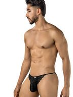 CandyMan Seductive Lace Briefs - Black