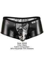 CandyMan Seductive Lace Trunks - Black