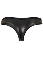 CandyMan Seductive Floral Lace Thongs - Black