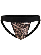 CandyMan Microfiber Jockstrap - Leopard Print