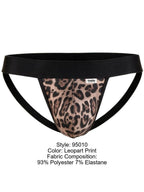 CandyMan Microfiber Jockstrap - Leopard Print