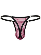 CandyMan 95016 Men's Underwear Sexy Mesh Thongs Color Wine