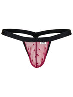 CandyMan 95017 Men's Underwear Mesh Thongs Color Wine