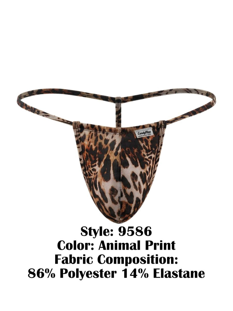 CandyMan Mini G-String - Animal Print