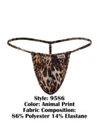 CandyMan Mini G-String - Animal Print