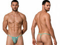 CandyMan Mini G-String - Aqua Mesh