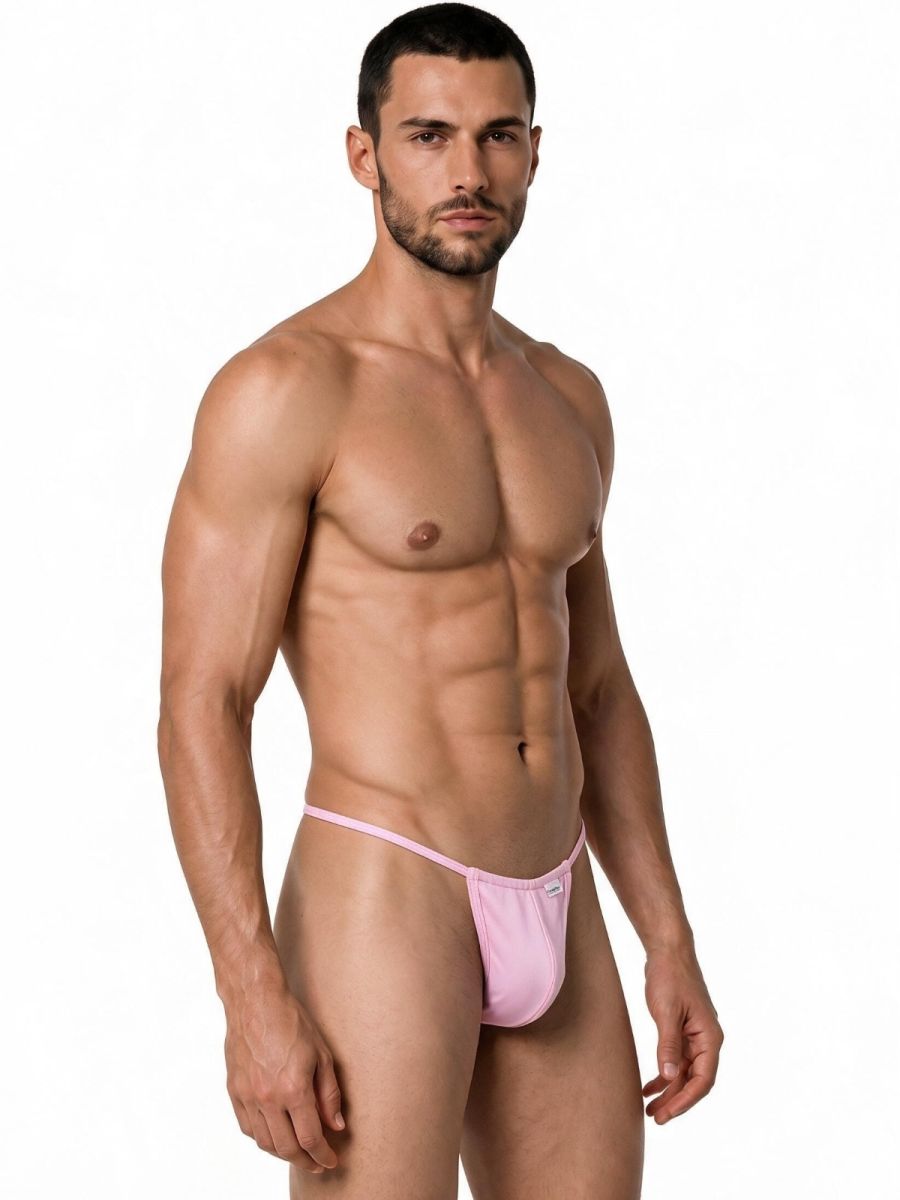CandyMan Mini G-String - Baby Pink