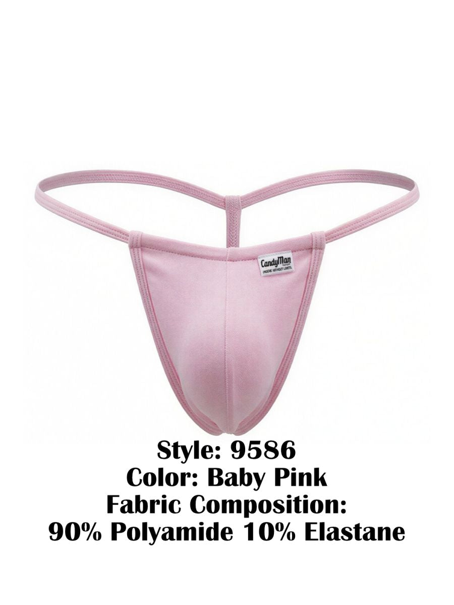 CandyMan Mini G-String - Baby Pink