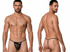 CandyMan Mini G-String - Black Lace