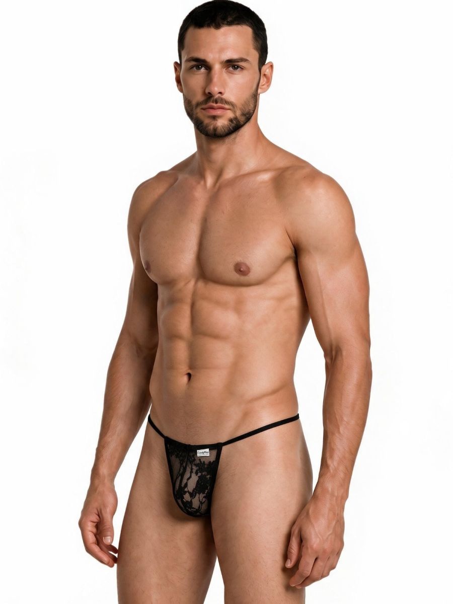 CandyMan Mini G-String - Black