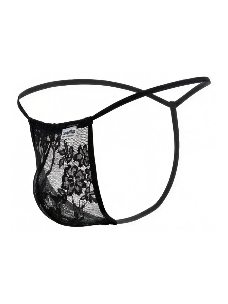CandyMan Mini G-String - Black