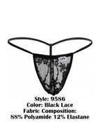 CandyMan Mini G-String - Black