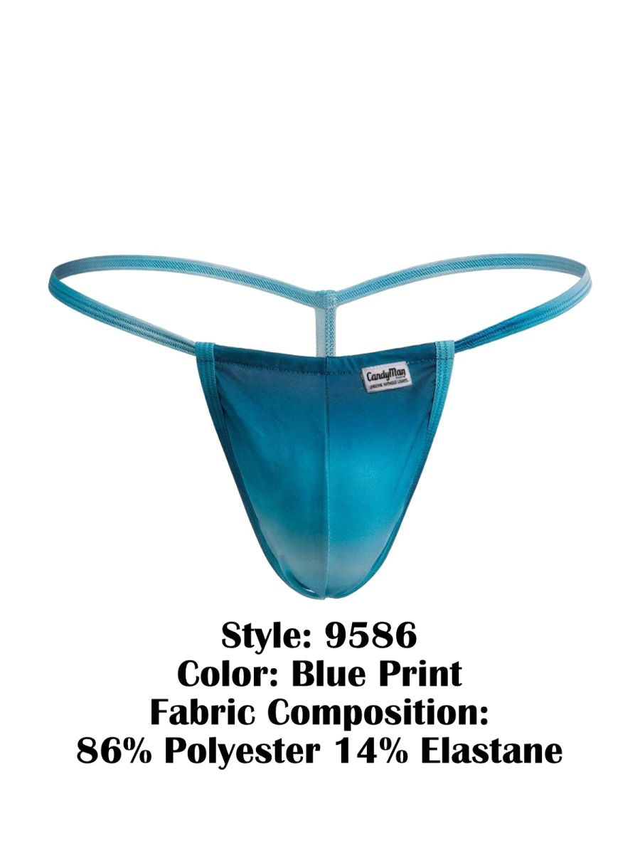 CandyMan Mini G-String - Blue Print