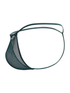CandyMan Mini G-String - Bottle Green Mesh