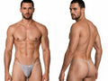 CandyMan Mini G-String - Gray Mesh