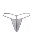 CandyMan Mini G-String - Gray Mesh