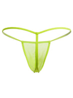 CandyMan Mini G-String - Hot Green Mesh