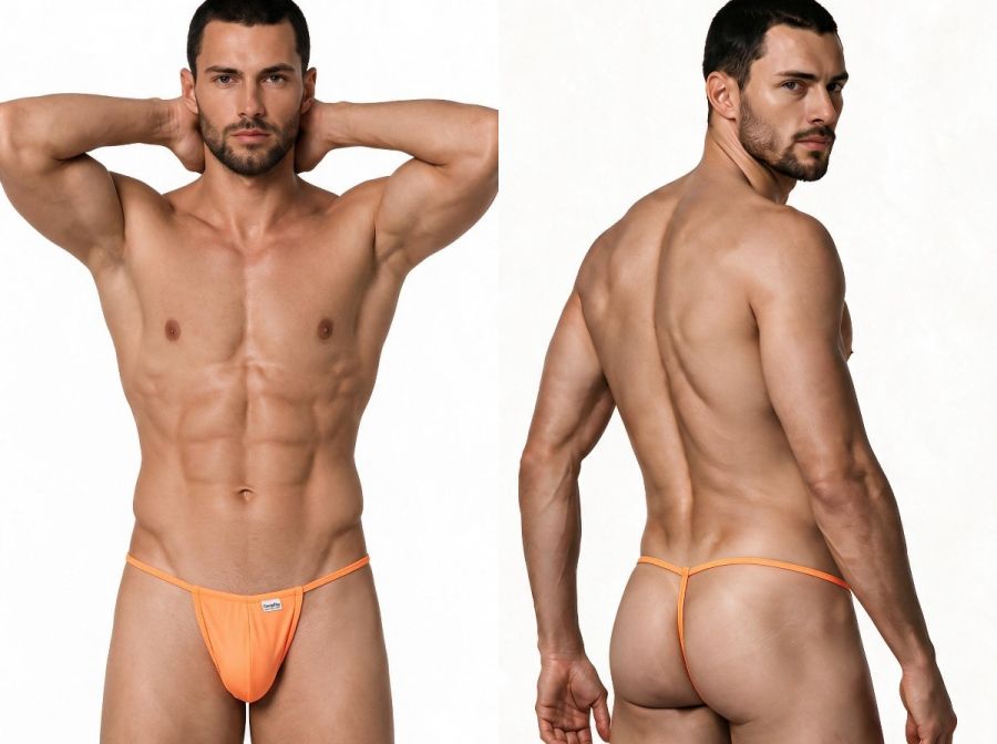 CandyMan Mini G-String - Hot Orange