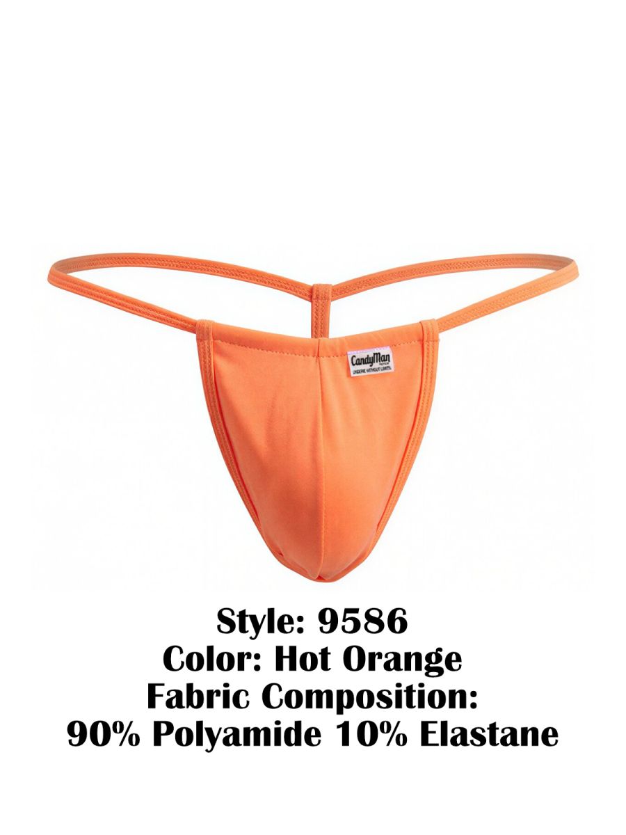 CandyMan Mini G-String - Hot Orange