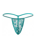 CandyMan Mini G-String - Jade Lace