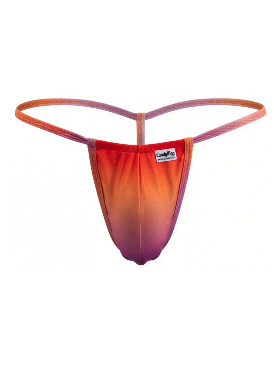 CandyMan Mini G-String - Orange Print