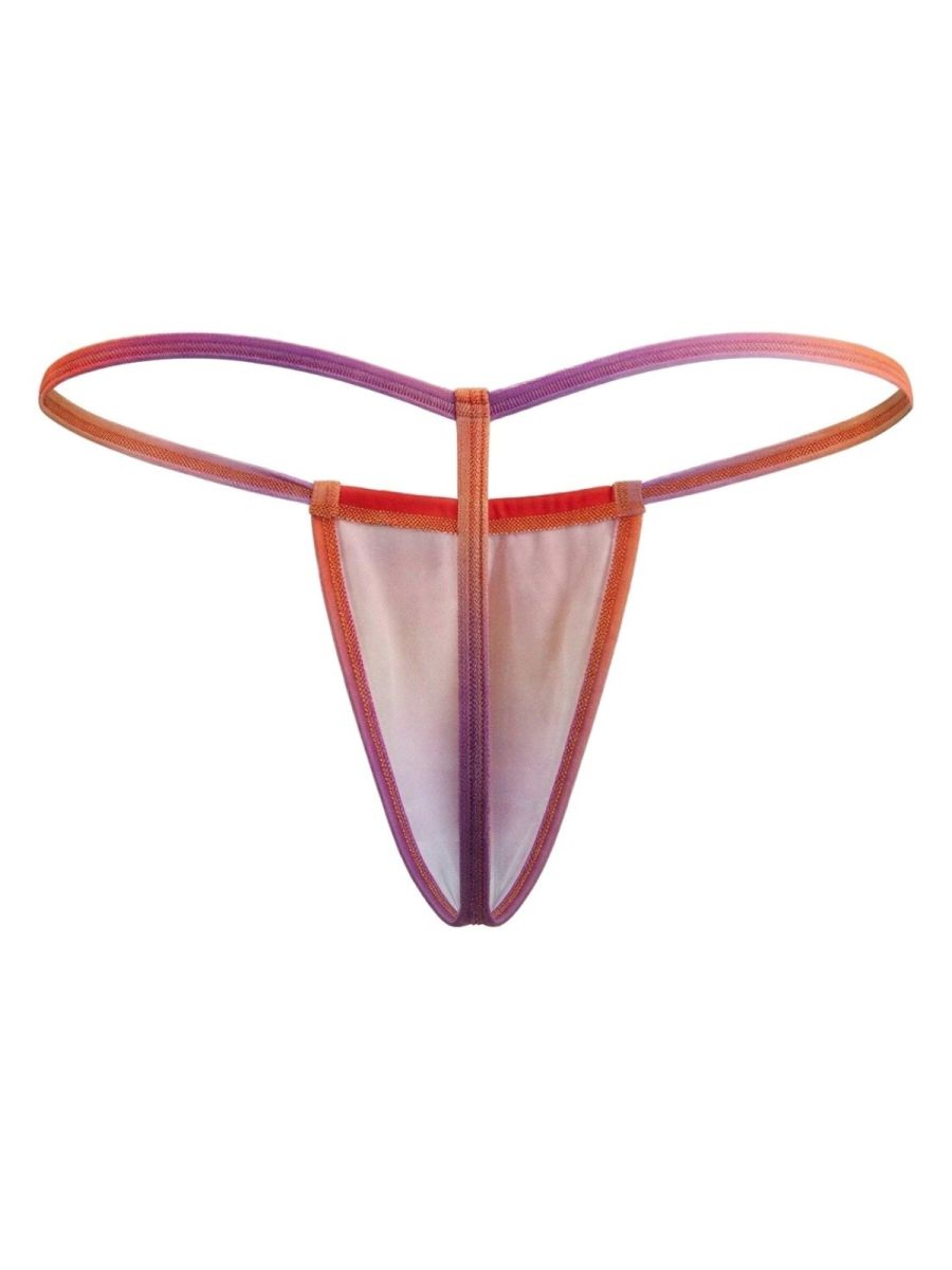 CandyMan Mini G-String - Orange Print