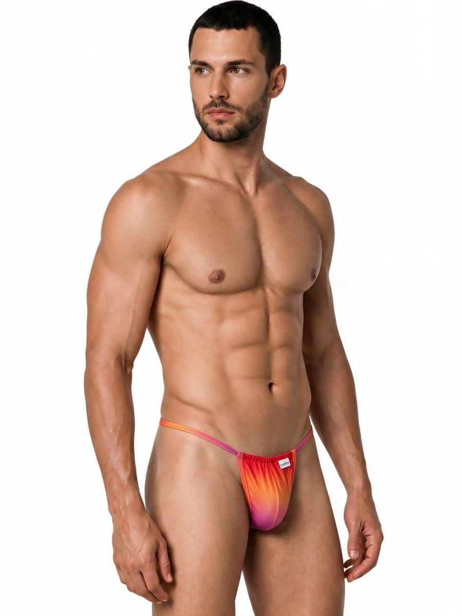 CandyMan Mini G-String - Orange Print