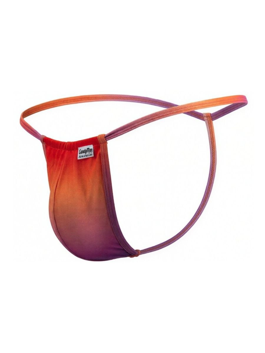 CandyMan Mini G-String - Orange Print