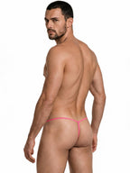 CandyMan Mini G-String - Pink Mesh