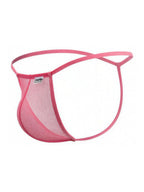 CandyMan Mini G-String - Pink Mesh
