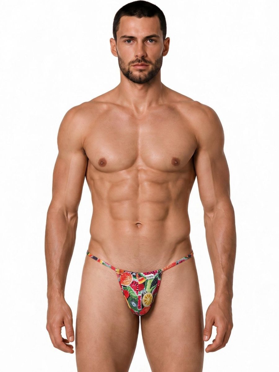 CandyMan Mini G-String - Printed Fruits