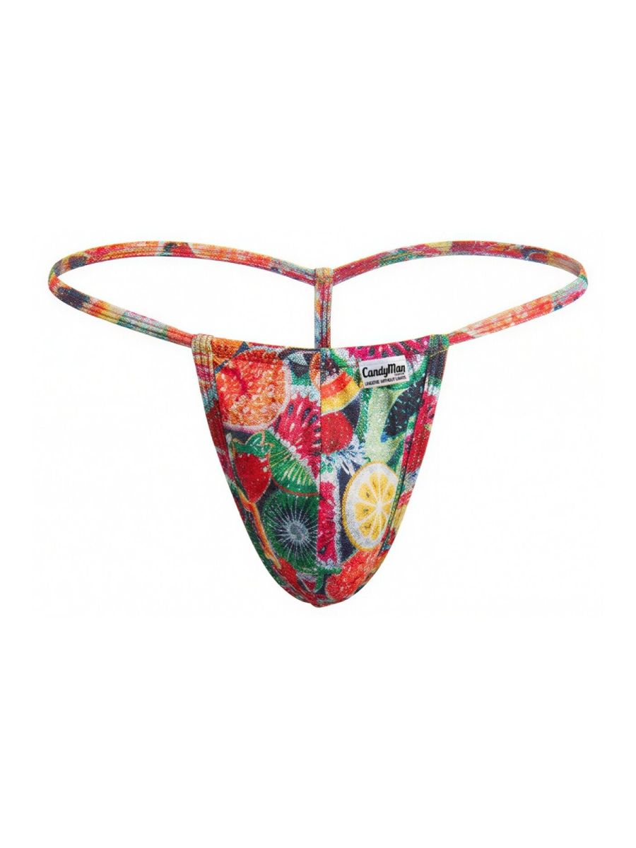 CandyMan Mini G-String - Printed Fruits