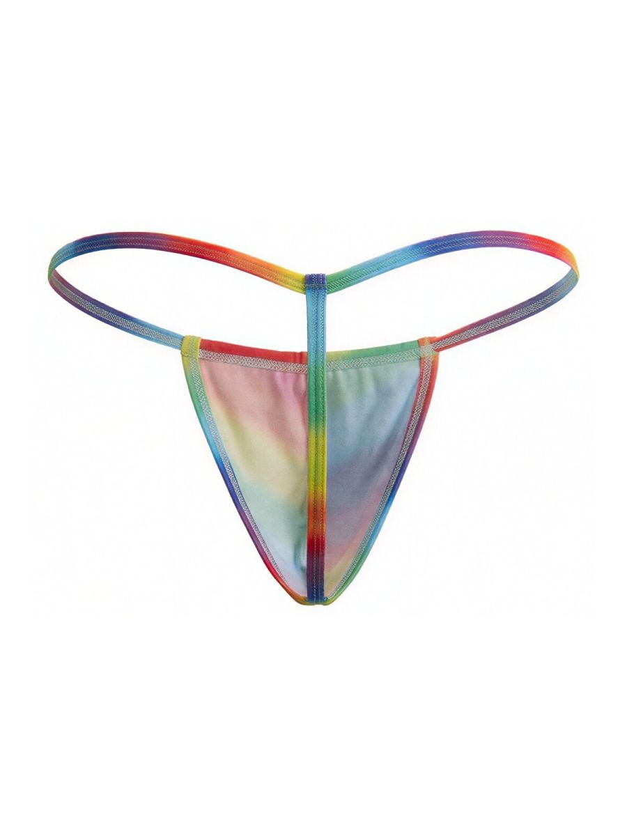 CandyMan Mini G-String - Rainbow Print