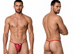 CandyMan Mini G-String - Red Lace