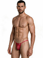 CandyMan Mini G-String - Red Lace
