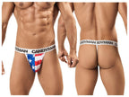 CandyMan Patriotic Thong - Multi-colored