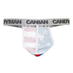 CandyMan Patriotic Thong - Multi-colored
