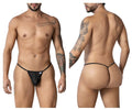 CandyMan G-String Mesh Thongs - Black