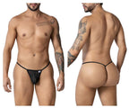 CandyMan G-String Mesh Thongs - Black