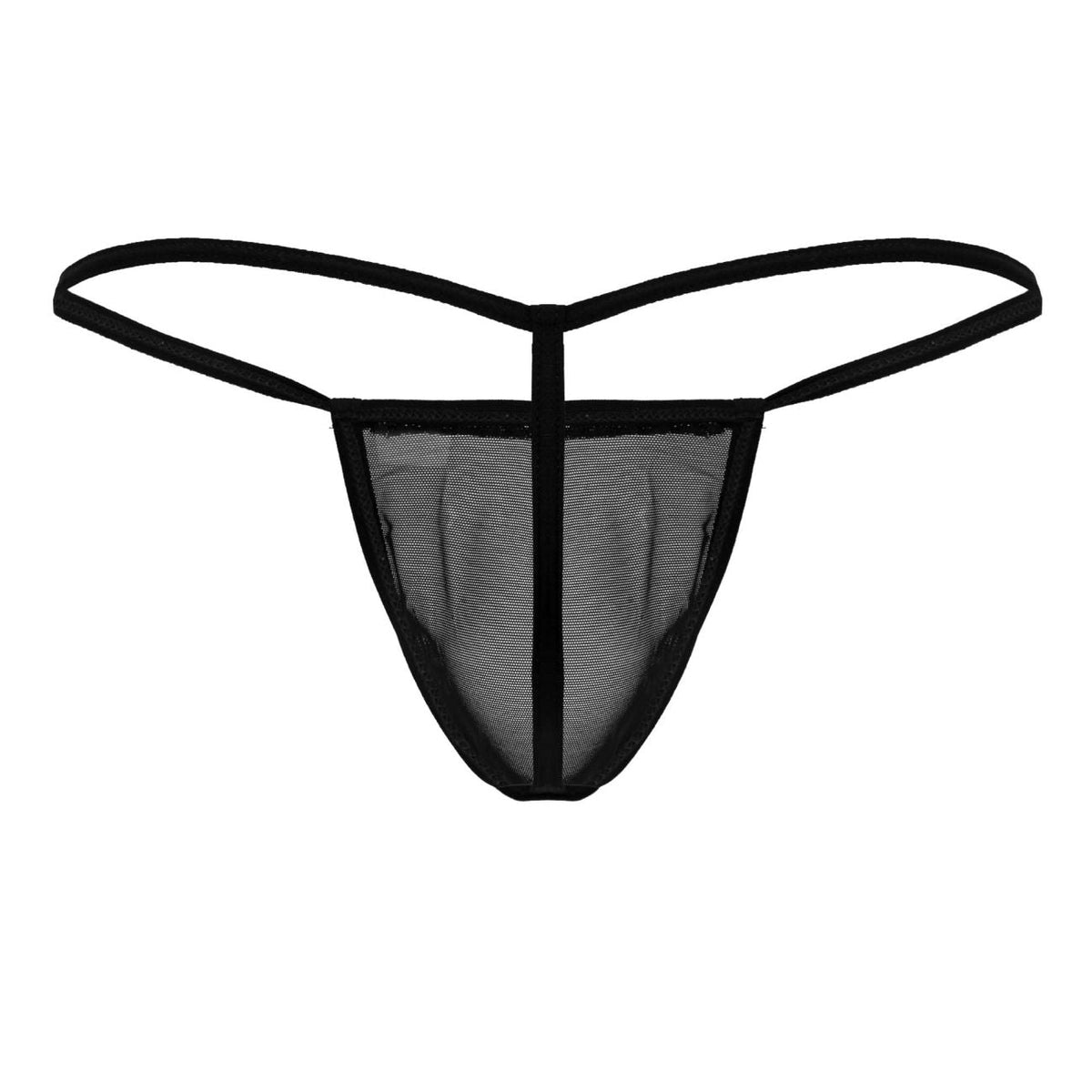 CandyMan G-String Mesh Thongs - Black