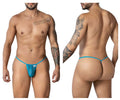 CandyMan G-String Mesh Thongs - Turquoise