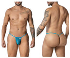 CandyMan G-String Mesh Thongs - Turquoise