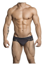 CandyMan Logo Waistband Lace Thongs - Black